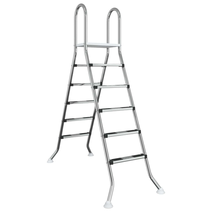 Scară pentru piscină supraterană 224 x 175 cm 5-Treaptă - WALTI WALTI