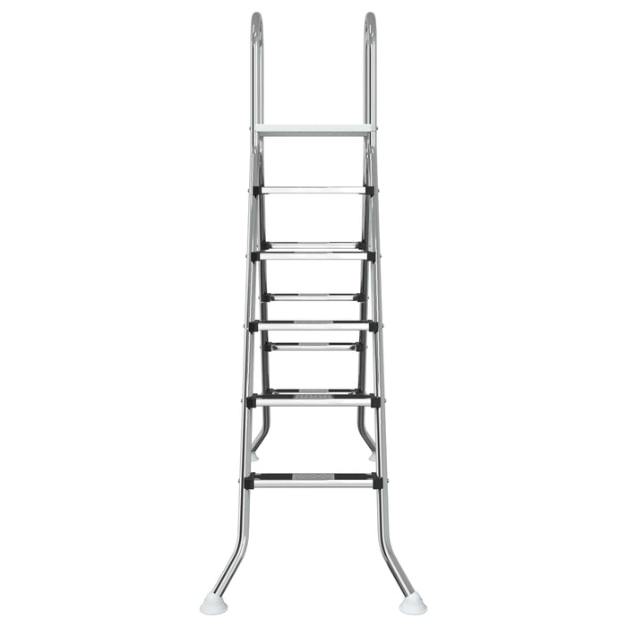 Scară pentru piscină supraterană 224 x 175 cm 5-Treaptă - WALTI WALTI