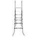 Scară pentru piscină supraterană 224 x 175 cm 5-Treaptă - WALTI WALTI