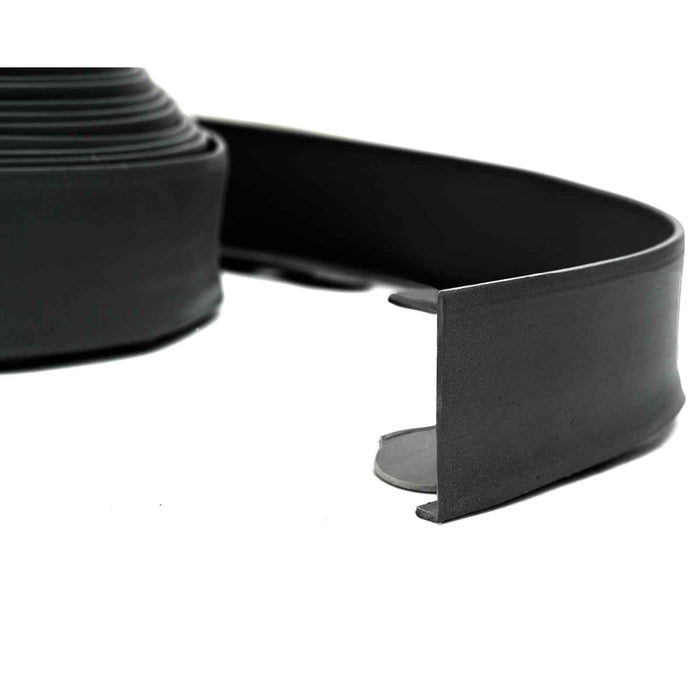 Borduri pentru gazon Negru 4000 x 4 x 5 cm Plastic - WALTI WALTI