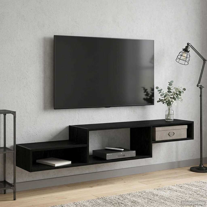 Sistem de TV montat pe perete Montare pe perete Stejar Negru - WALTI WALTI