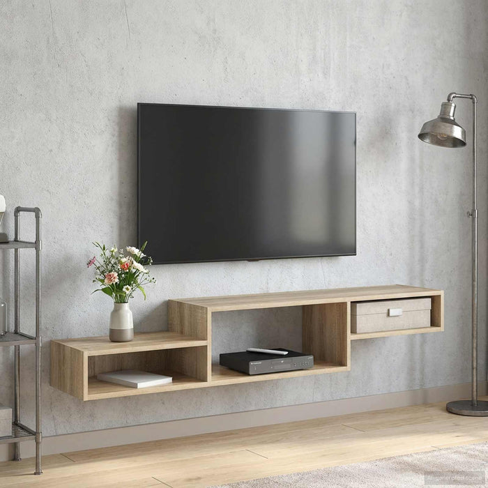 Sistem de TV montat pe perete Montare pe perete Stejar Sonoma - WALTI WALTI
