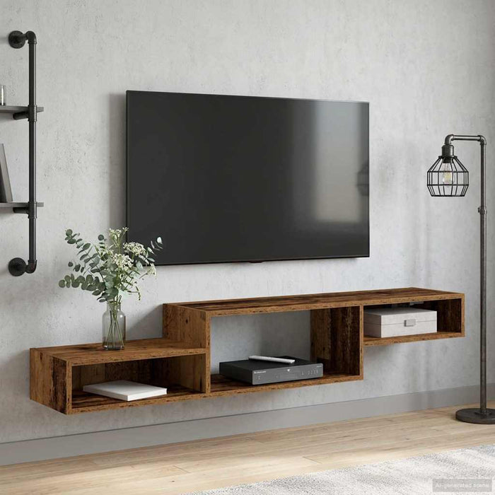 Sistem de TV montat pe perete Montare pe perete Lemn vechi - WALTI WALTI