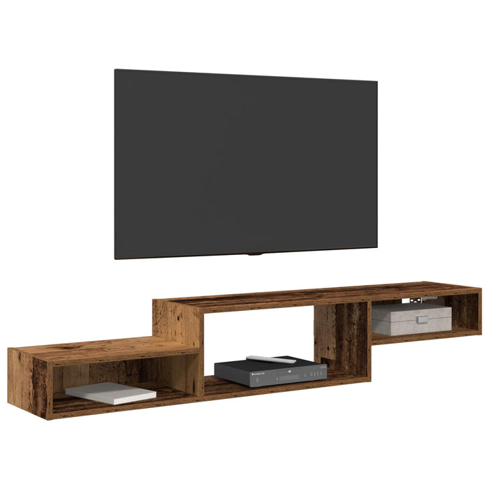 Sistem de TV montat pe perete Montare pe perete Lemn vechi - WALTI WALTI