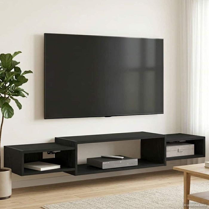 Sistem de TV montat pe perete Montare pe perete Stejar Negru - WALTI WALTI