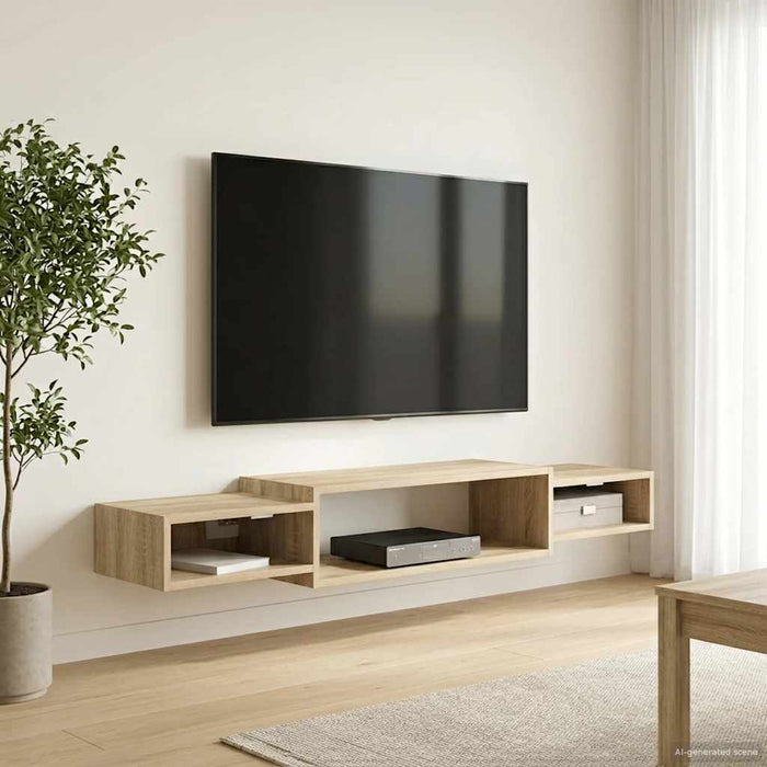 Sistem de TV montat pe perete Montare pe perete Stejar Sonoma - WALTI WALTI