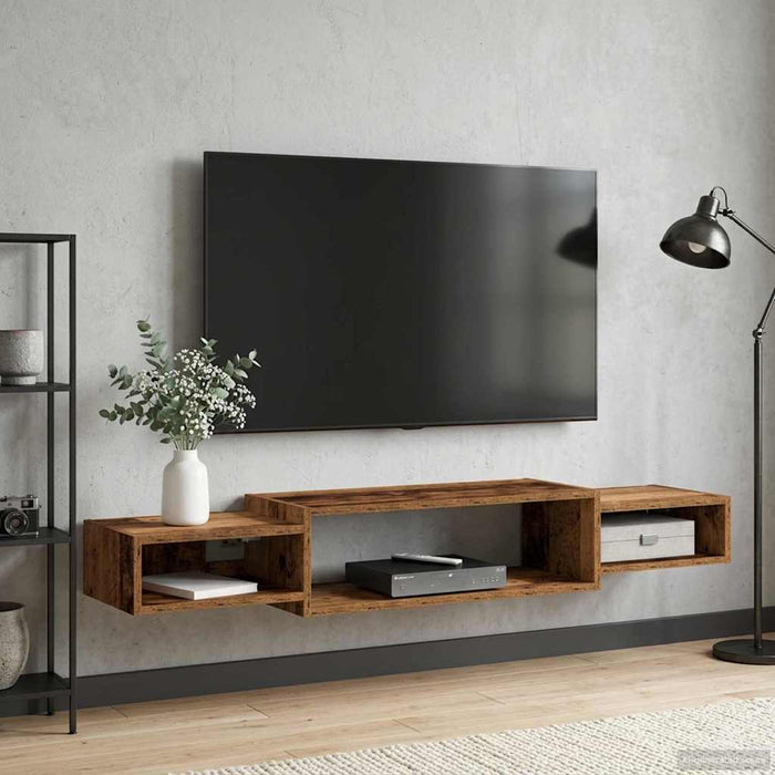 Sistem de TV montat pe perete Montare pe perete Lemn vechi - WALTI WALTI