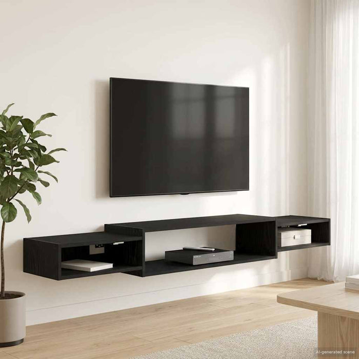 Sistem de TV montat pe perete Montare pe perete Stejar Negru - WALTI WALTI