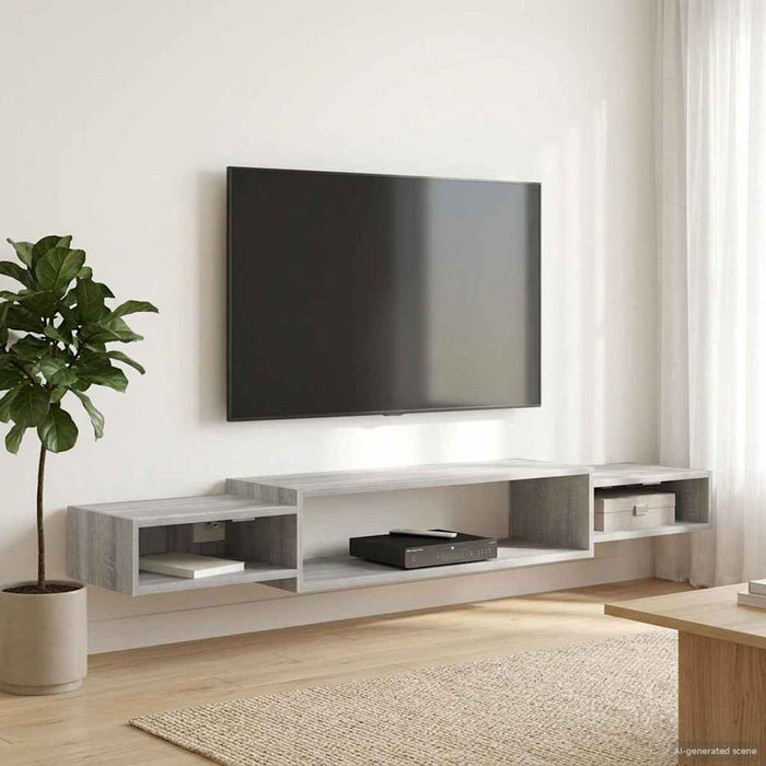 Sistem de TV montat pe perete Montare pe perete Sonoma gri - WALTI WALTI