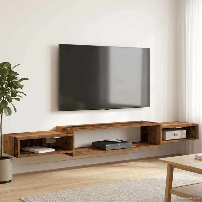 Sistem de TV montat pe perete Montare pe perete Lemn vechi - WALTI WALTI