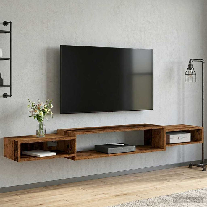 Sistem de TV montat pe perete Montare pe perete Lemn vechi - WALTI WALTI