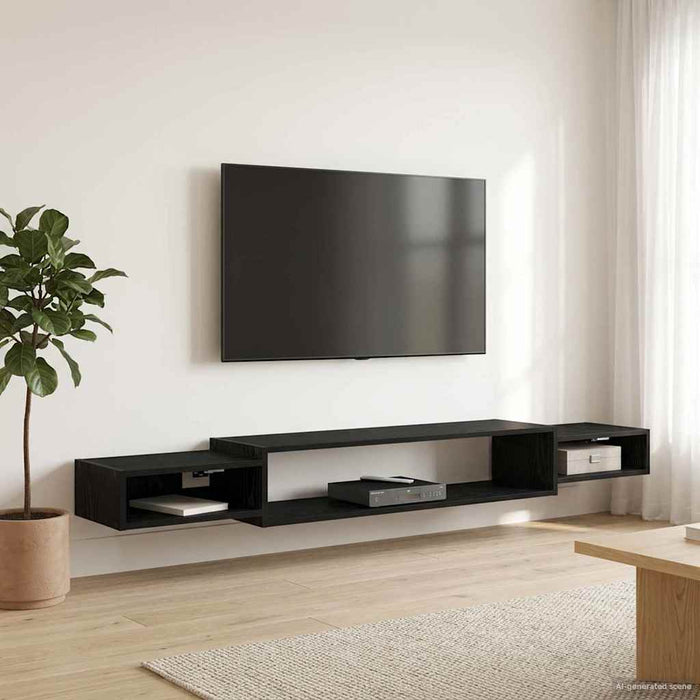 Sistem de TV montat pe perete Montare pe perete Stejar Negru - WALTI WALTI
