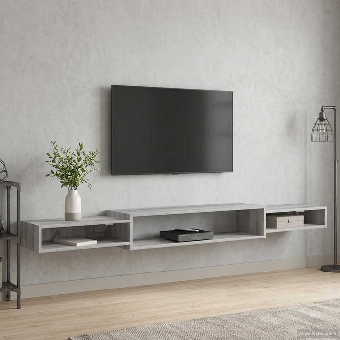 Sistem de TV montat pe perete Montare pe perete Sonoma gri - WALTI WALTI