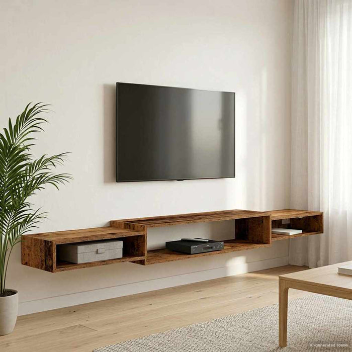 Sistem de TV montat pe perete Montare pe perete Lemn vechi - WALTI WALTI