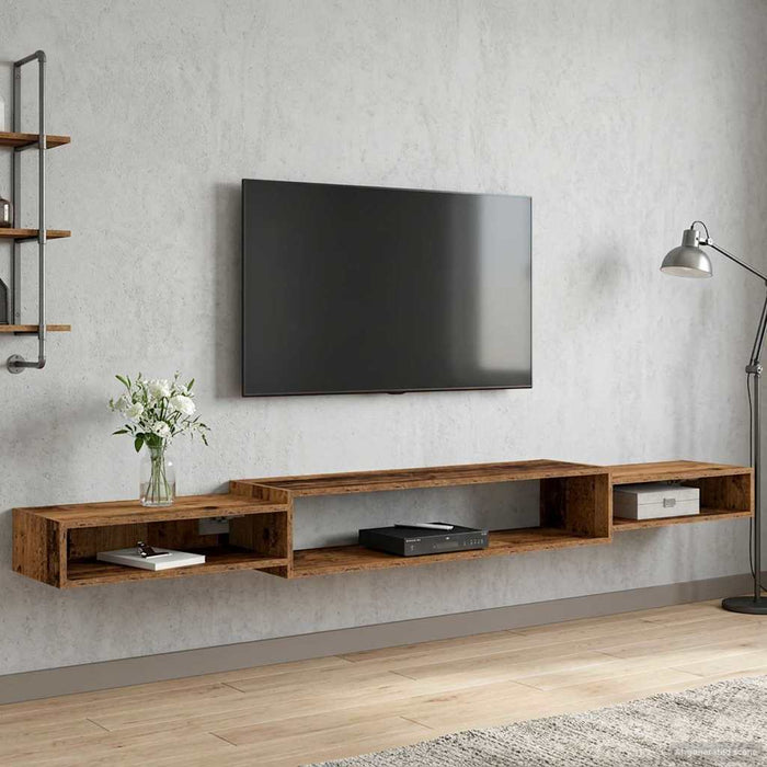 Sistem de TV montat pe perete Montare pe perete Lemn vechi - WALTI WALTI
