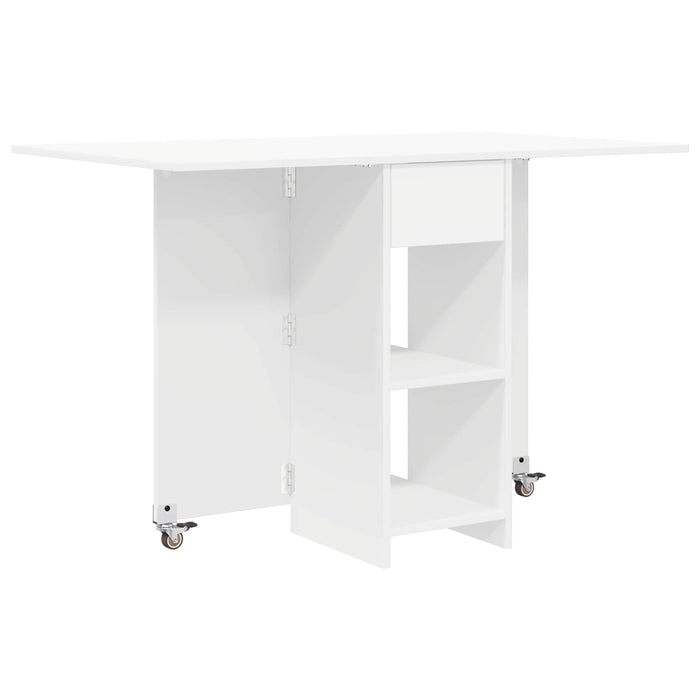 Masă de dining 115 x 70 x 75 cm Lemn prelucrat Alb - WALTI WALTI