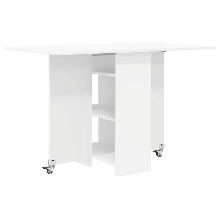 Masă de dining 115 x 70 x 75 cm Lemn prelucrat Alb - WALTI WALTI