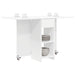 Masă de dining 115 x 70 x 75 cm Lemn prelucrat Alb - WALTI WALTI