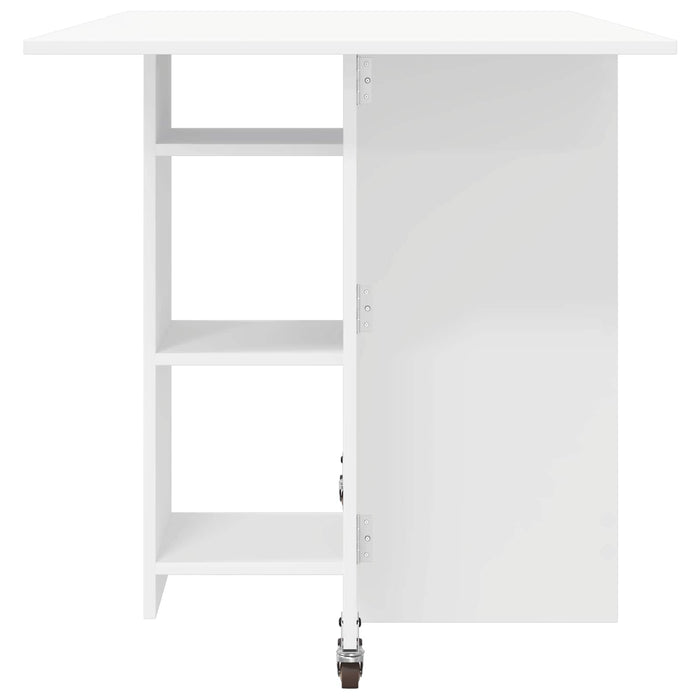 Masă de dining 115 x 70 x 75 cm Lemn prelucrat Alb - WALTI WALTI