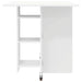 Masă de dining 115 x 70 x 75 cm Lemn prelucrat Alb - WALTI WALTI