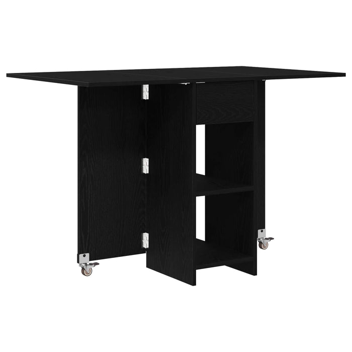 Masă de dining 115 x 70 x 75 cm Lemn prelucrat Stejar Negru - WALTI WALTI