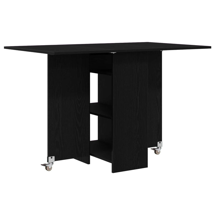 Masă de dining 115 x 70 x 75 cm Lemn prelucrat Stejar Negru - WALTI WALTI