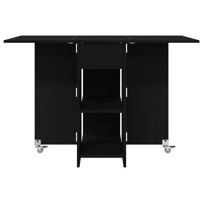 Masă de dining 115 x 70 x 75 cm Lemn prelucrat Stejar Negru - WALTI WALTI