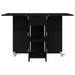 Masă de dining 115 x 70 x 75 cm Lemn prelucrat Stejar Negru - WALTI WALTI