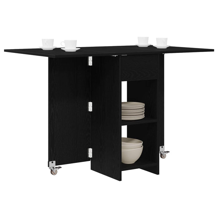 Masă de dining 115 x 70 x 75 cm Lemn prelucrat Stejar Negru - WALTI WALTI