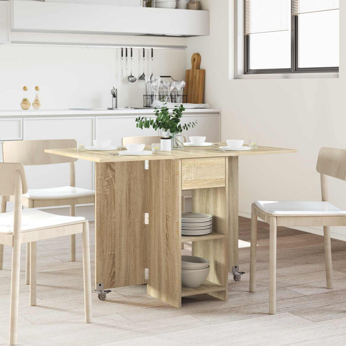 Masă de dining 115 x 70 x 75 cm Lemn prelucrat Stejar Sonoma - WALTI WALTI