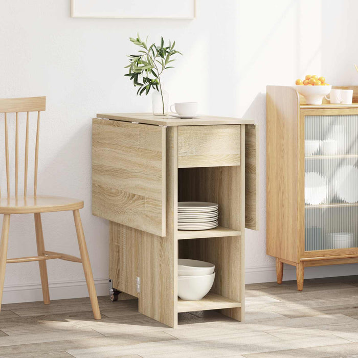 Masă de dining 115 x 70 x 75 cm Lemn prelucrat Stejar Sonoma - WALTI WALTI