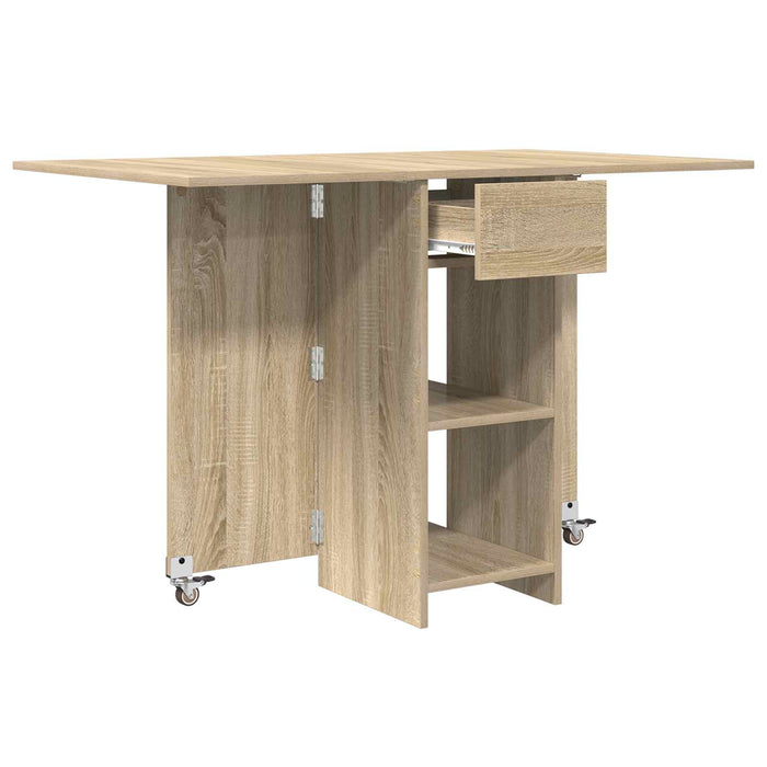 Masă de dining 115 x 70 x 75 cm Lemn prelucrat Stejar Sonoma - WALTI WALTI