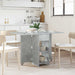 Masă de dining 115 x 70 x 75 cm Lemn prelucrat Gri Beton - WALTI WALTI