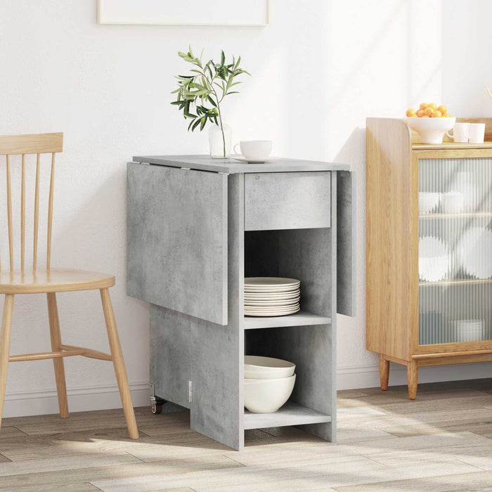 Masă de dining 115 x 70 x 75 cm Lemn prelucrat Gri Beton - WALTI WALTI