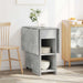 Masă de dining 115 x 70 x 75 cm Lemn prelucrat Gri Beton - WALTI WALTI
