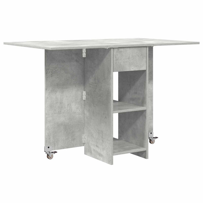 Masă de dining 115 x 70 x 75 cm Lemn prelucrat Gri Beton - WALTI WALTI