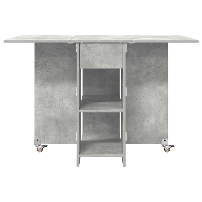 Masă de dining 115 x 70 x 75 cm Lemn prelucrat Gri Beton - WALTI WALTI