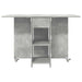 Masă de dining 115 x 70 x 75 cm Lemn prelucrat Gri Beton - WALTI WALTI