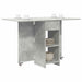 Masă de dining 115 x 70 x 75 cm Lemn prelucrat Gri Beton - WALTI WALTI