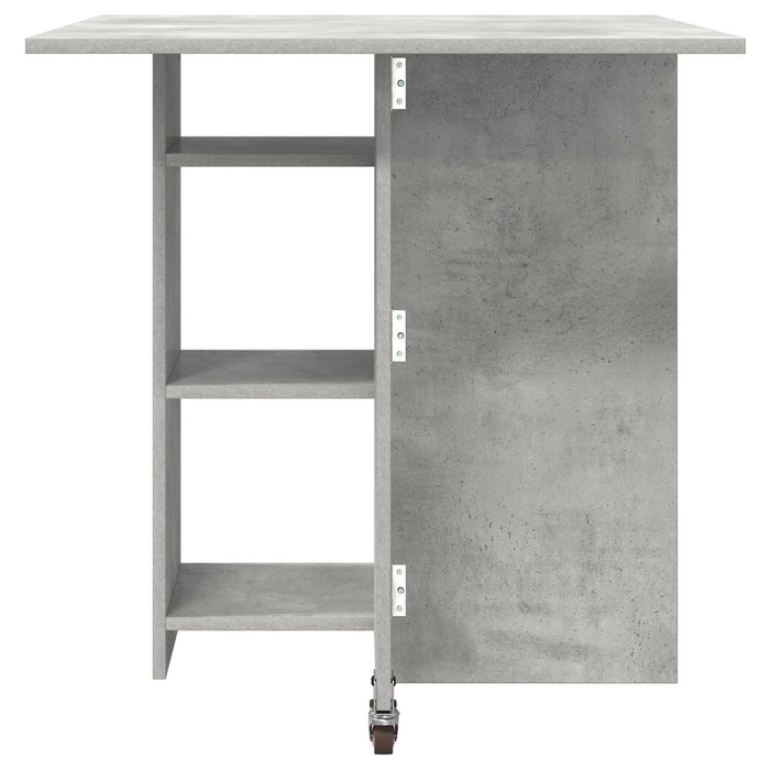 Masă de dining 115 x 70 x 75 cm Lemn prelucrat Gri Beton - WALTI WALTI