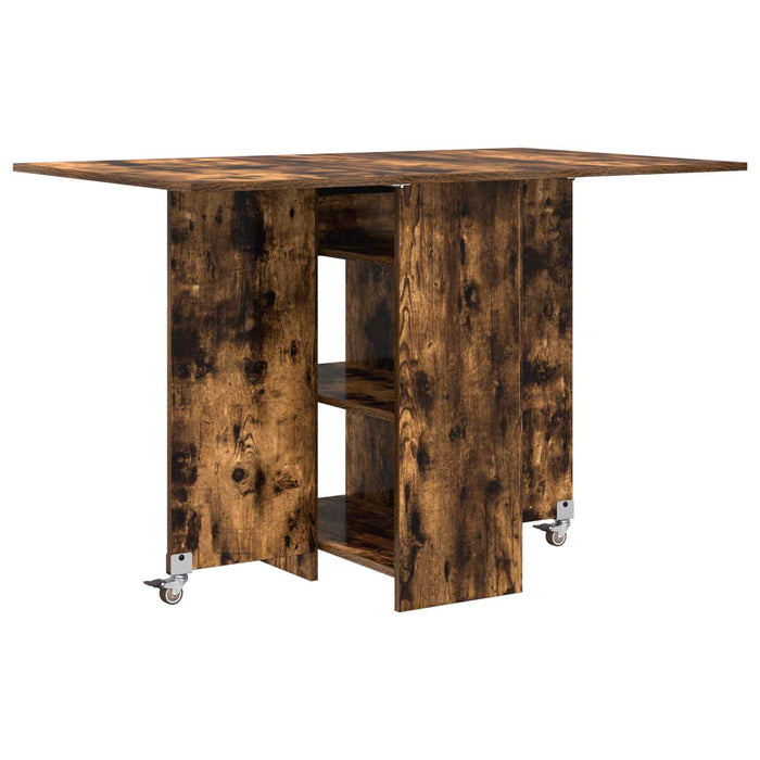 Masă de dining 115 x 70 x 75 cm Lemn prelucrat Stejar fumuriu - WALTI WALTI