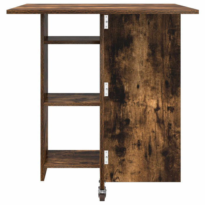 Masă de dining 115 x 70 x 75 cm Lemn prelucrat Stejar fumuriu - WALTI WALTI