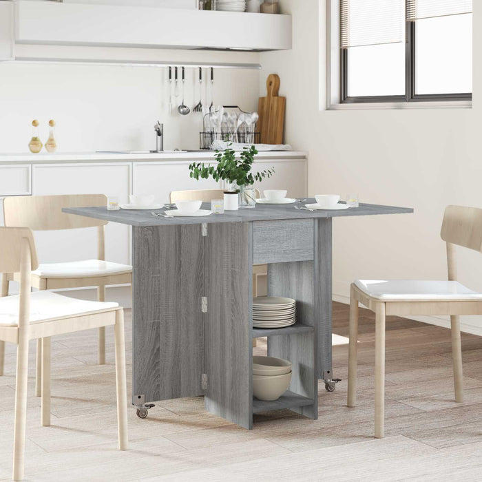 Masă de dining 115 x 70 x 75 cm Lemn prelucrat Sonoma gri - WALTI WALTI