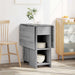 Masă de dining 115 x 70 x 75 cm Lemn prelucrat Sonoma gri - WALTI WALTI