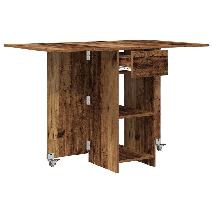 Masă de dining 115 x 70 x 75 cm Lemn prelucrat Lemn vechi - WALTI WALTI