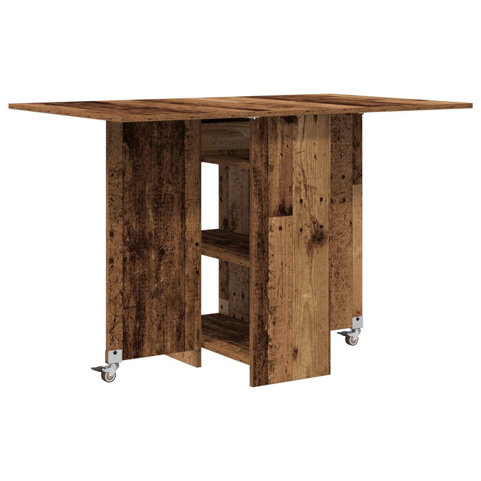 Masă de dining 115 x 70 x 75 cm Lemn prelucrat Lemn vechi - WALTI WALTI