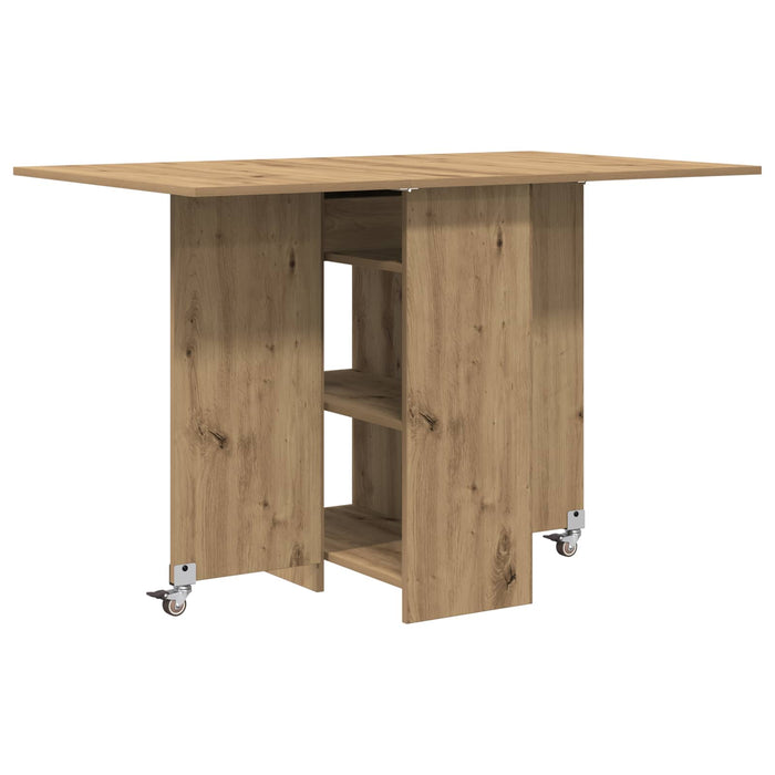 Masă de dining 115 x 70 x 75 cm Lemn prelucrat Stejar Artizanal - WALTI WALTI