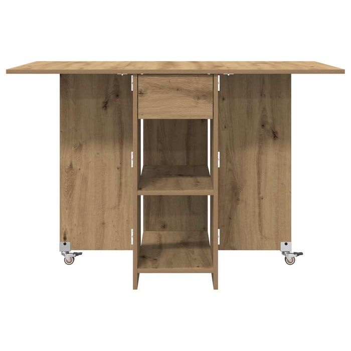 Masă de dining 115 x 70 x 75 cm Lemn prelucrat Stejar Artizanal - WALTI WALTI