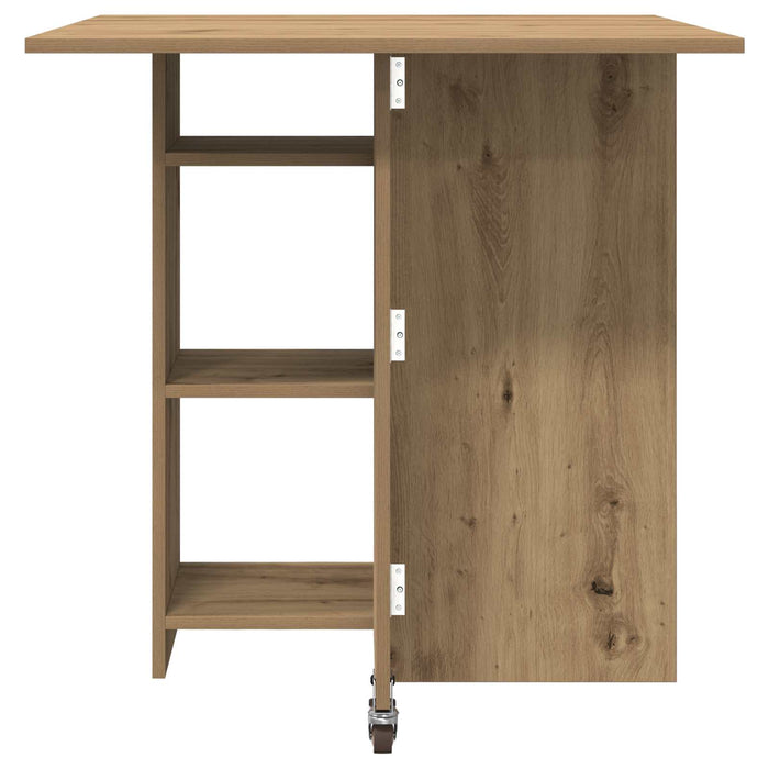 Masă de dining 115 x 70 x 75 cm Lemn prelucrat Stejar Artizanal - WALTI WALTI