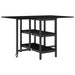 Masă de dining 122 x 80 x 76,5 cm Lemn prelucrat Stejar Negru - WALTI WALTI